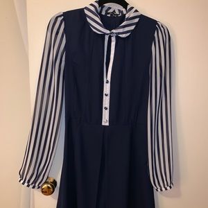 Blue & White ModCloth Dress